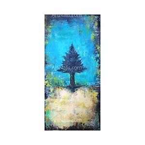 Einzelner Tannenbaum